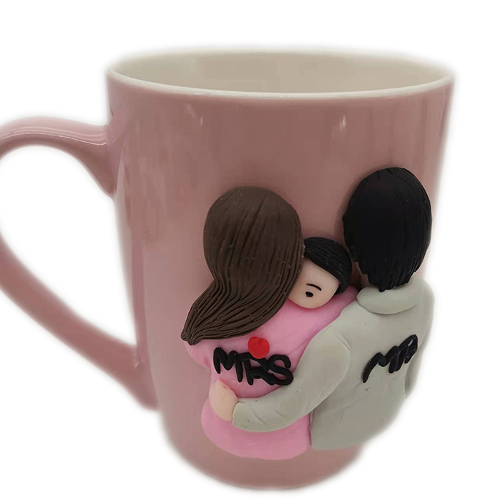 Горячее украшение для мальчика 3D полимерная глина керамическая подарочная чашка для кофе с молоком на День отца